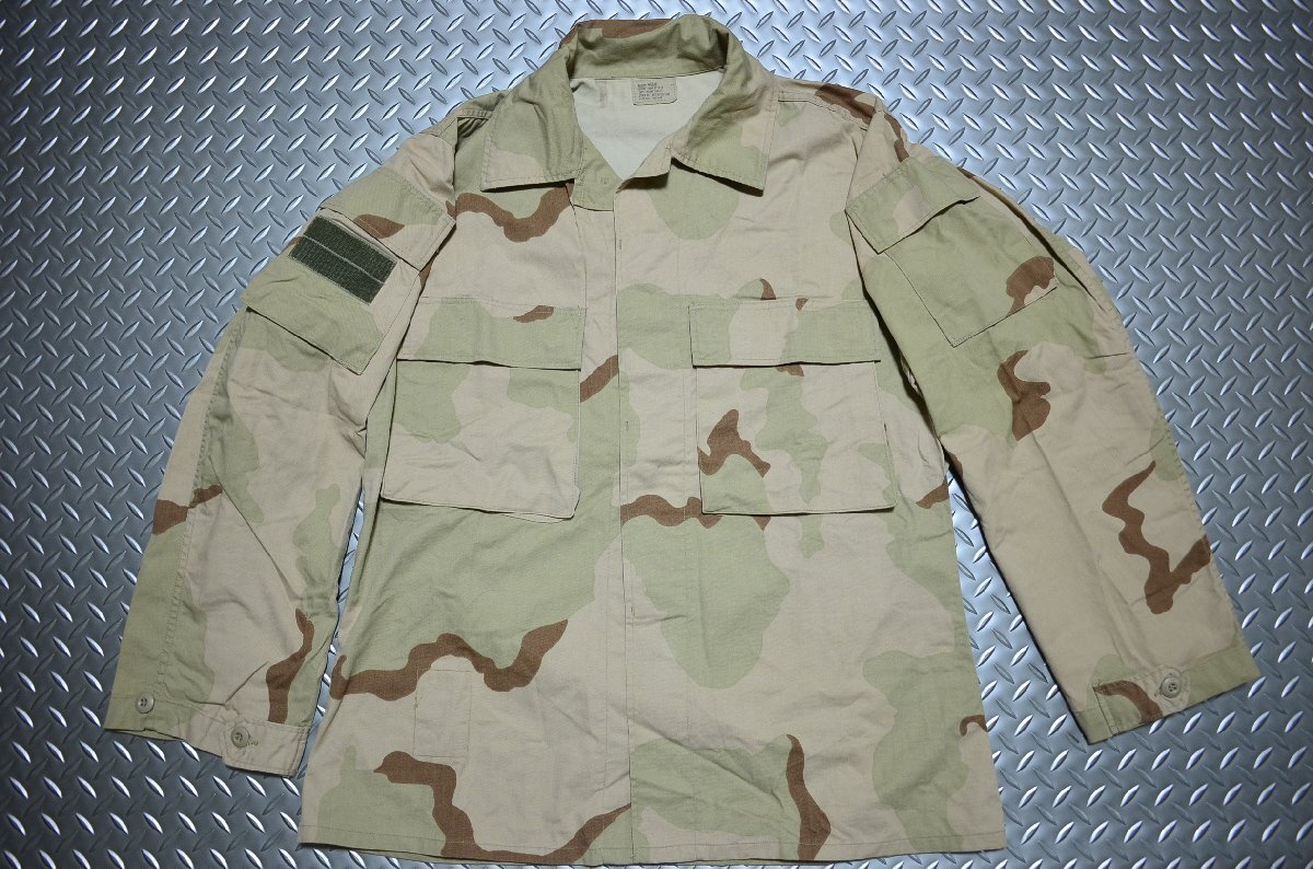 米軍実物 上下☆3 COLOR COAT & TROUSERS DESERT CAMOUFLAGE (MR) カスタム☆3カラー カスタム 3C ジャケット パンツ 特殊部隊