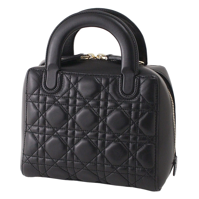 ◆ミウラ◆ クリスチャン・ディオール Dior レディディオール リリー カナージュ 2WAY ハンドバッグ M0661OVQN-M900