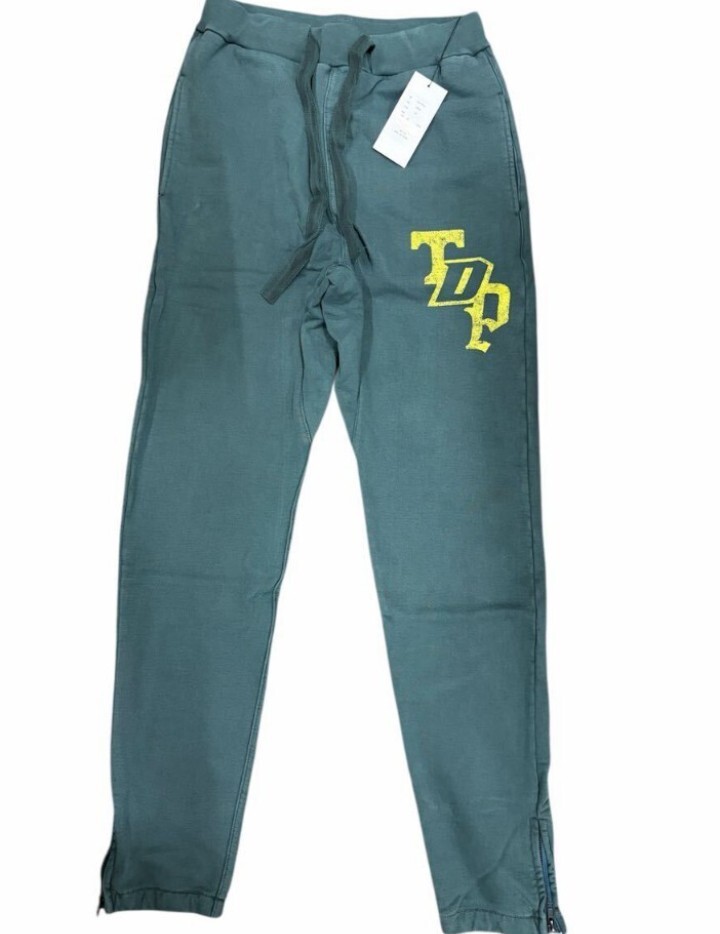 【タグ付き未使用】 TAIN DOUBLE PUSH スウェットパンツ グリーン Sサイズ スウェット パンツ