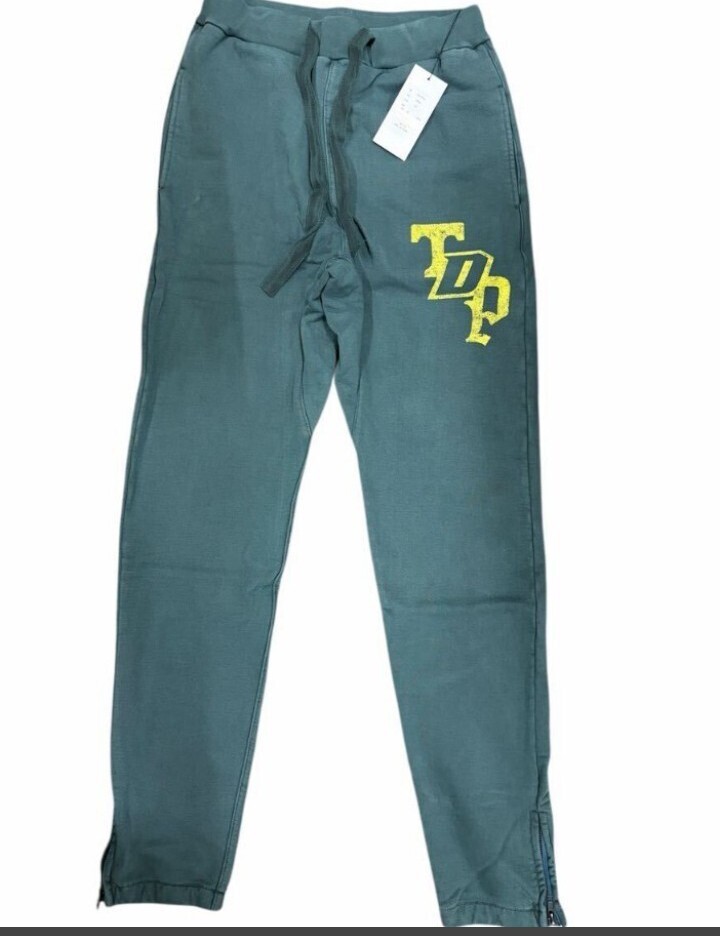 【タグ付き未使用】 TAIN DOUBLE PUSH スウェットパンツ グリーン Sサイズ スウェット パンツ