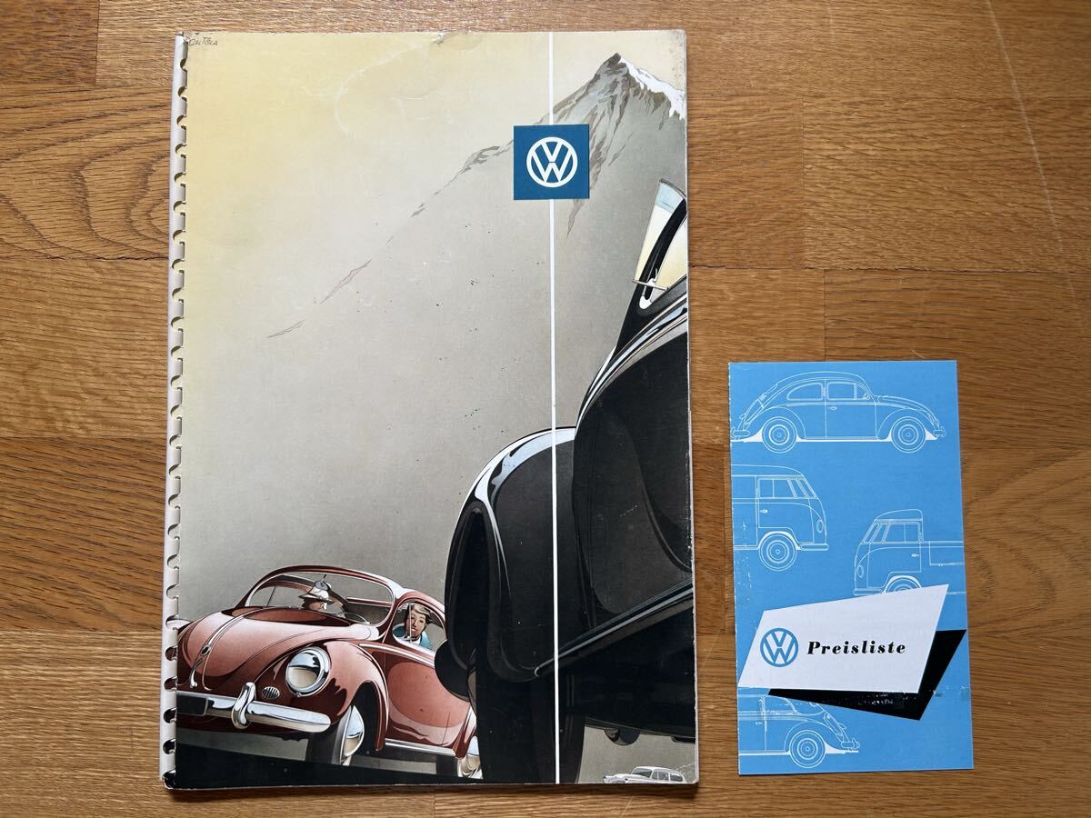 空冷　VW ビートル　オーバル　カタログ　1957年モデル　ドイツ語　本国のカタログ　当時モノ　ユーズド