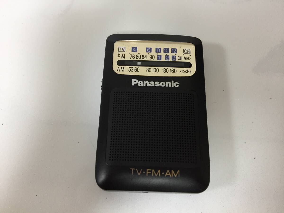 Panasonic FM/AM ポケットラジオ RF-H03 　本体のみ　中古品9528