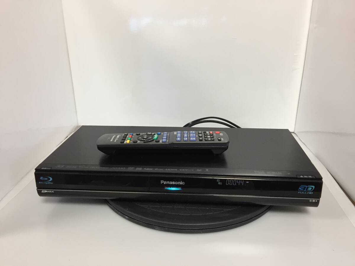 Panasonic ブルーレイディスクレコーダー DMR-BWT1100 純正リモコン付き　中古品9591