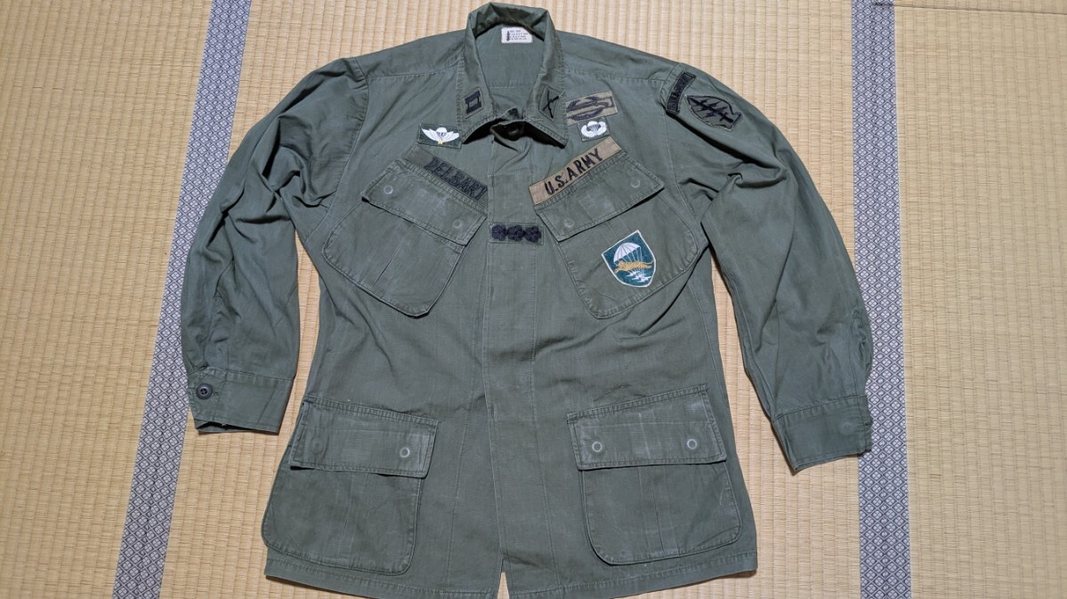 特殊部隊 LLDB ジャングルファティーグジャケット ベトナム戦争 ビンテージ 米軍 実物 珍品