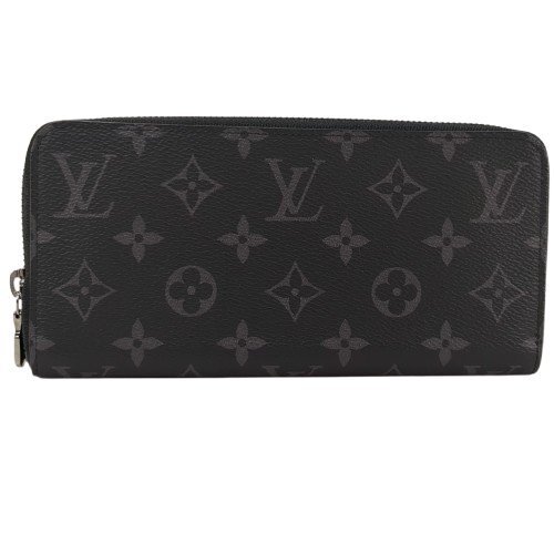 LOUIS VUITTON ルイ・ヴィトン ジッピーウォレット ホリゾンタル モノグラムエクリプス 長財布 レザー ブラック メンズ M11611