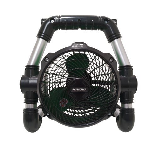 【美品】 HiKOKI ハイコーキ コードレスファン UF18DSDL 14.4V/18V 扇風機 送風機 動作品 本体のみ 領収書発行可 電源アダプター付 中古