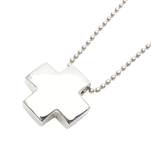 【新品仕上済み】 Tiffany&Co. ティファニー ローマンクロス ネックレス ボールチェーン シルバー 925 SV Ag 約42cm ジュエリー