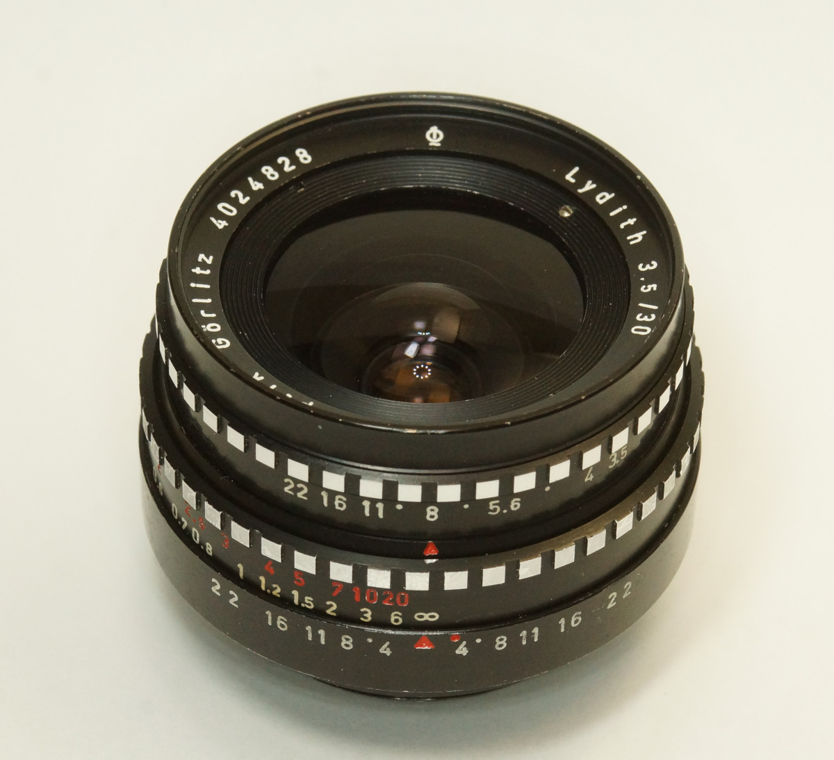 ドイツ製 Meyer-Optik Gorlitz Lydith 3.5/30 M42 65N-828 Q1 ゼブラ 絞羽10枚 オリジナル 