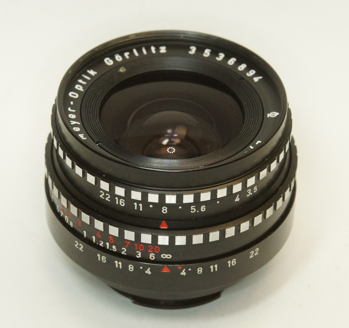 ドイツ製 Meyer-Optik Gorlitz Lydith 3.5/30 Exakta 66NA-894 Q1 ゼブラ 絞羽10枚 オリジナル