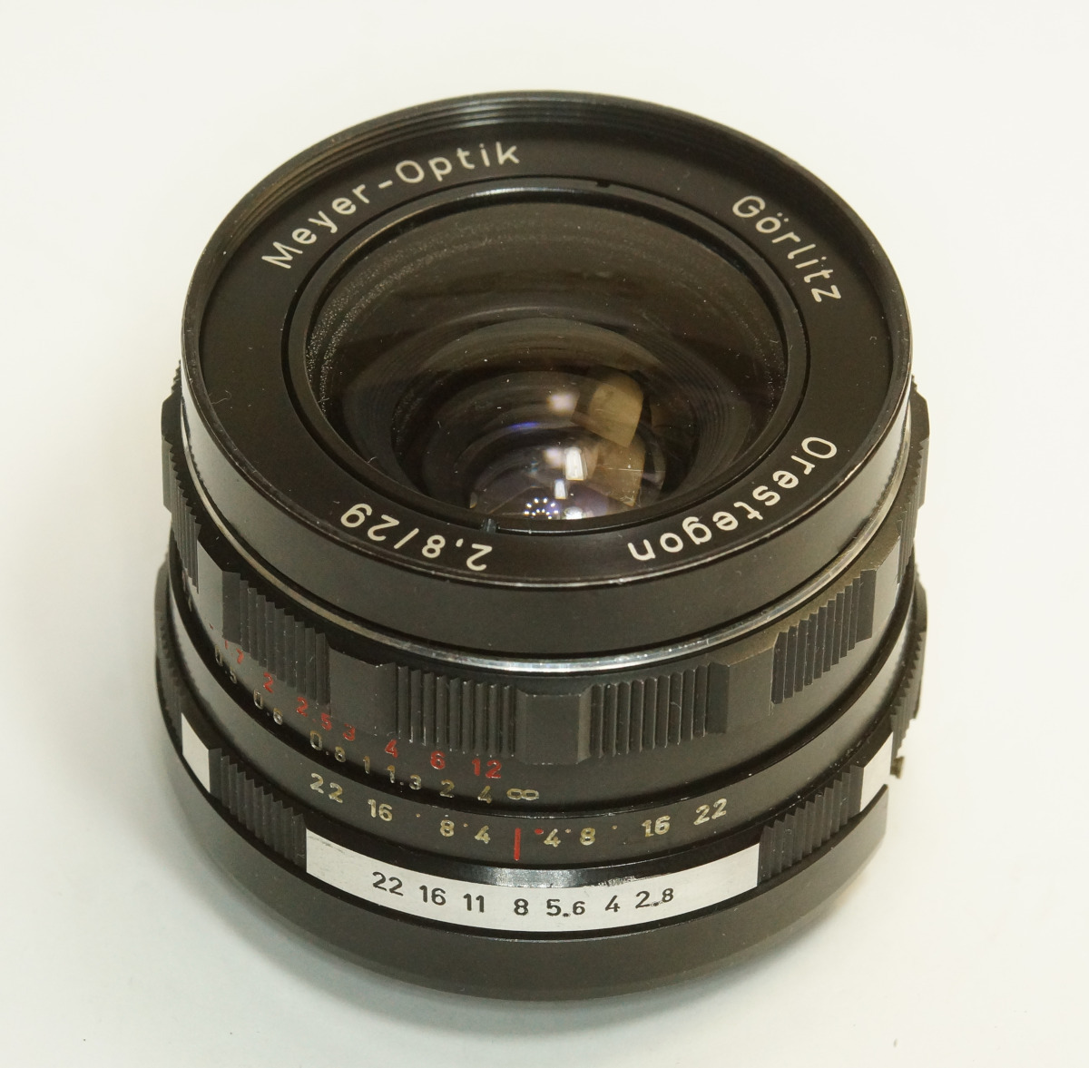 ドイツ製 Meyer-Optik Gorlitz Orestegon 2.8/29 M42 18NB-932 後期型 ゼブラ 銀文字