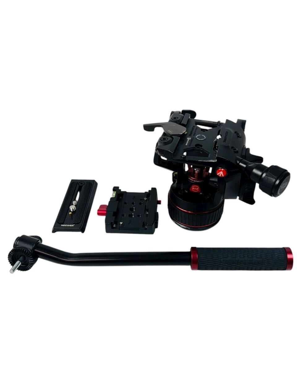 Manfrotto マンフロット nitrotech ナイトロテック フルードビデオ雲台 MVH612AH