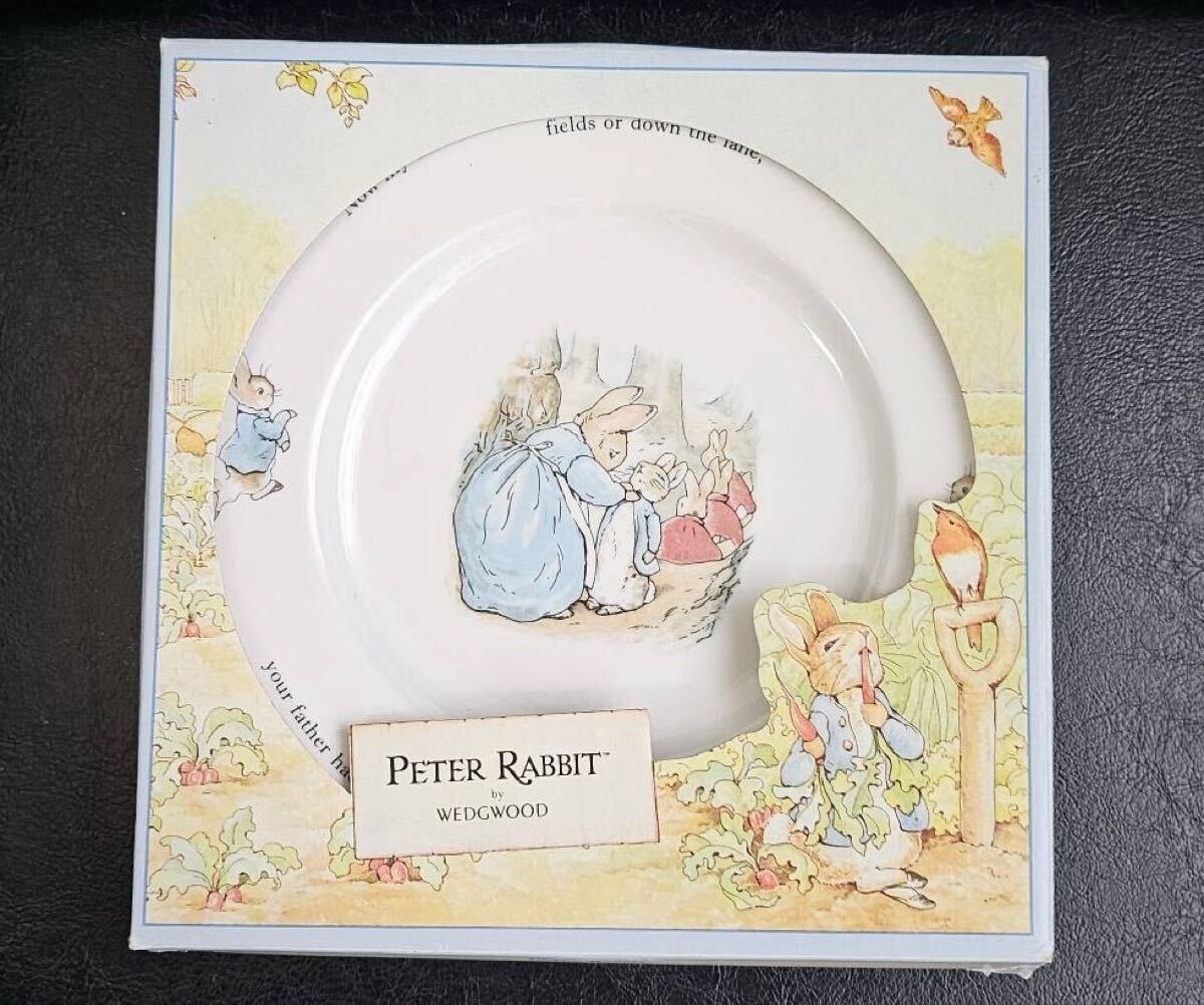 WEDGWOOD PETER RABBIT ウェッジウッド ピーターラビット ケーキ プレート 皿 食器 25cm 未使用保管品 