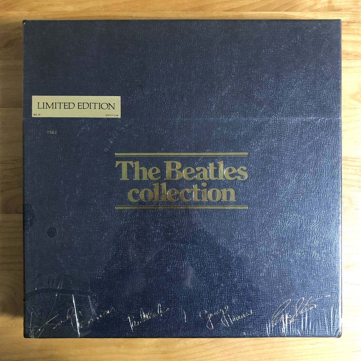 【新品未開封 SEALED! No.0063 US-BLUE BOX】 The Beatles Collection 14LP-BOX / ザ・ビートルズ・コレクション (BC13) 検 HYPE STICKER