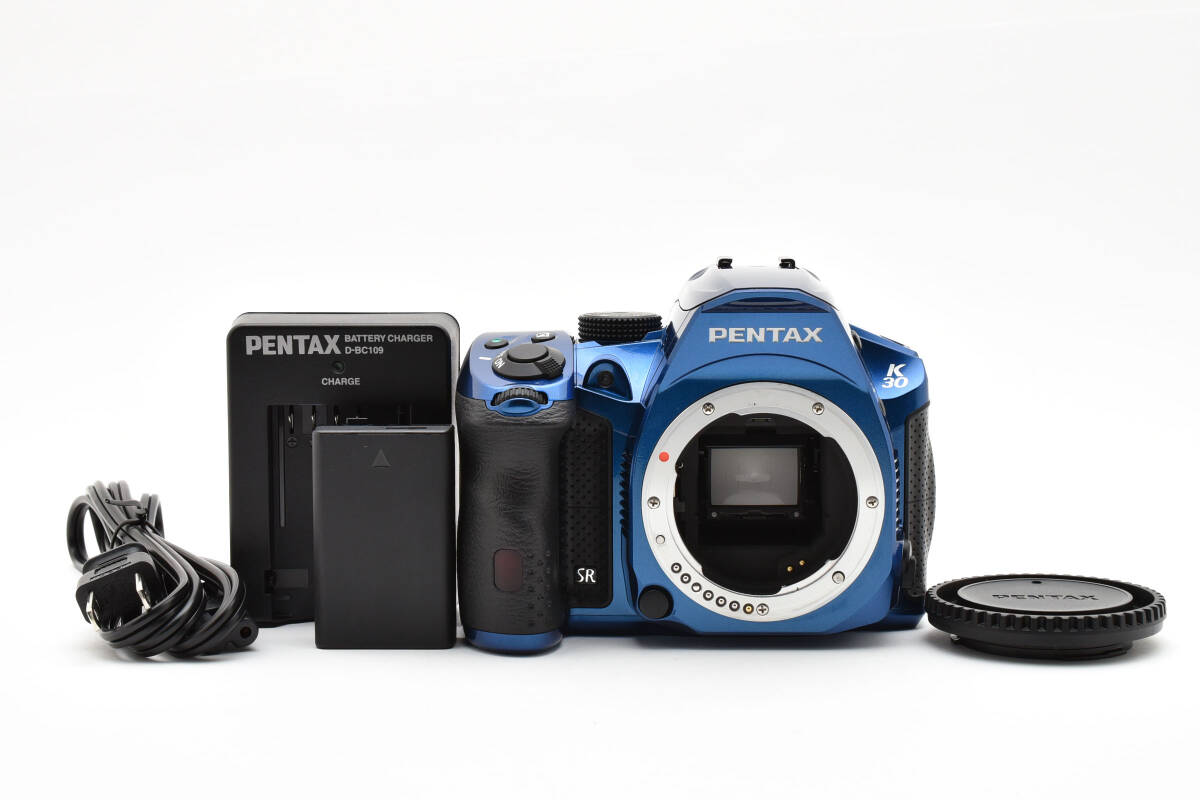 ★極上美品★《ショット数533回 》PENTAX ペンタックス K30 ボディ クリスタルブルー★　YA8598＃19