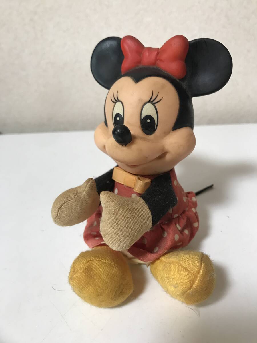 現状品　動作未確認の為ジャンク　ミニーマウス　ディズニー　高さ約12cm 【1MI60102402】