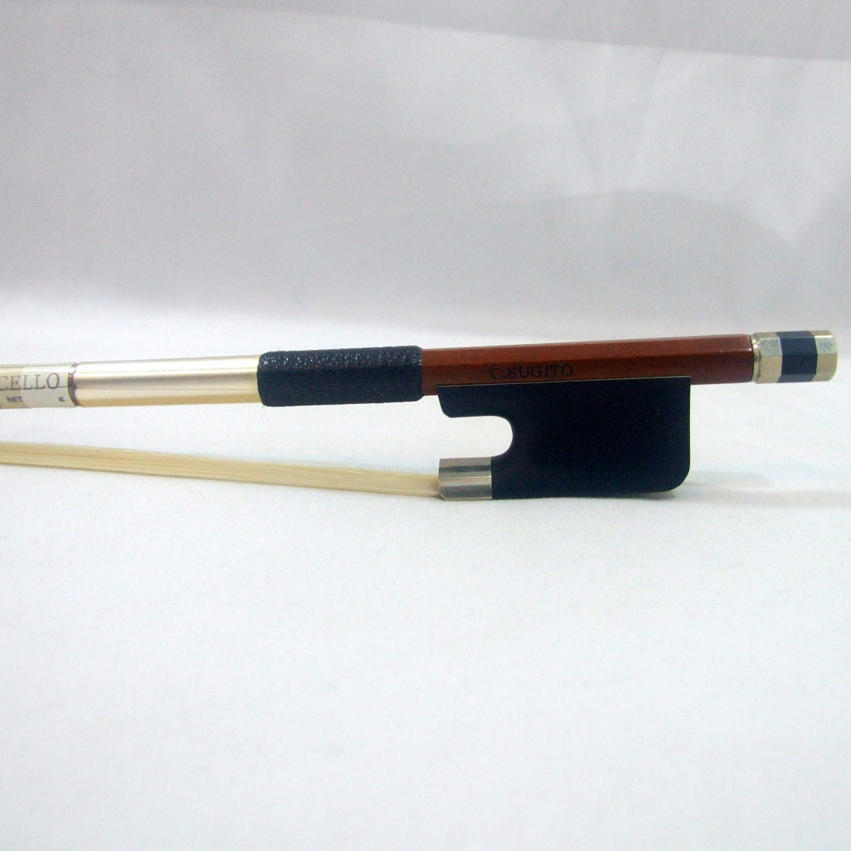 杉藤 C SUGITO チェロ 1/4 分数弓 No450 フェルナンブーコ 廃番品 希少サイズ 試奏程度のほぼ新品保管品 送料無料