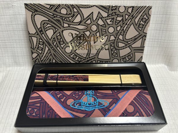 ☆新品☆ヴィヴィアンウエストウッド/メンズ/お洒落なハンカチ＆扇子セット