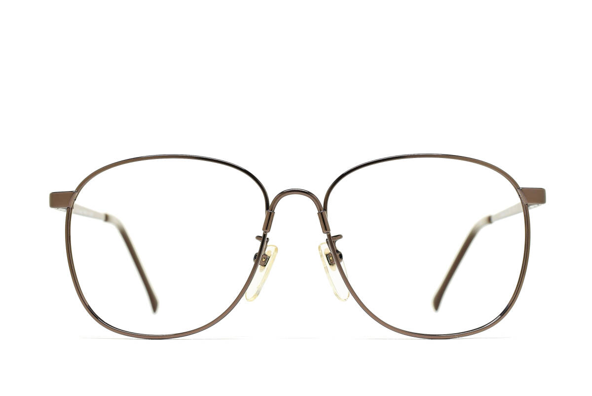 デッドストック CARL ZEISS 5869 8201 52-14 ボストン メガネ サングラス フレーム 日本製 ヴィンテージ ブラウン