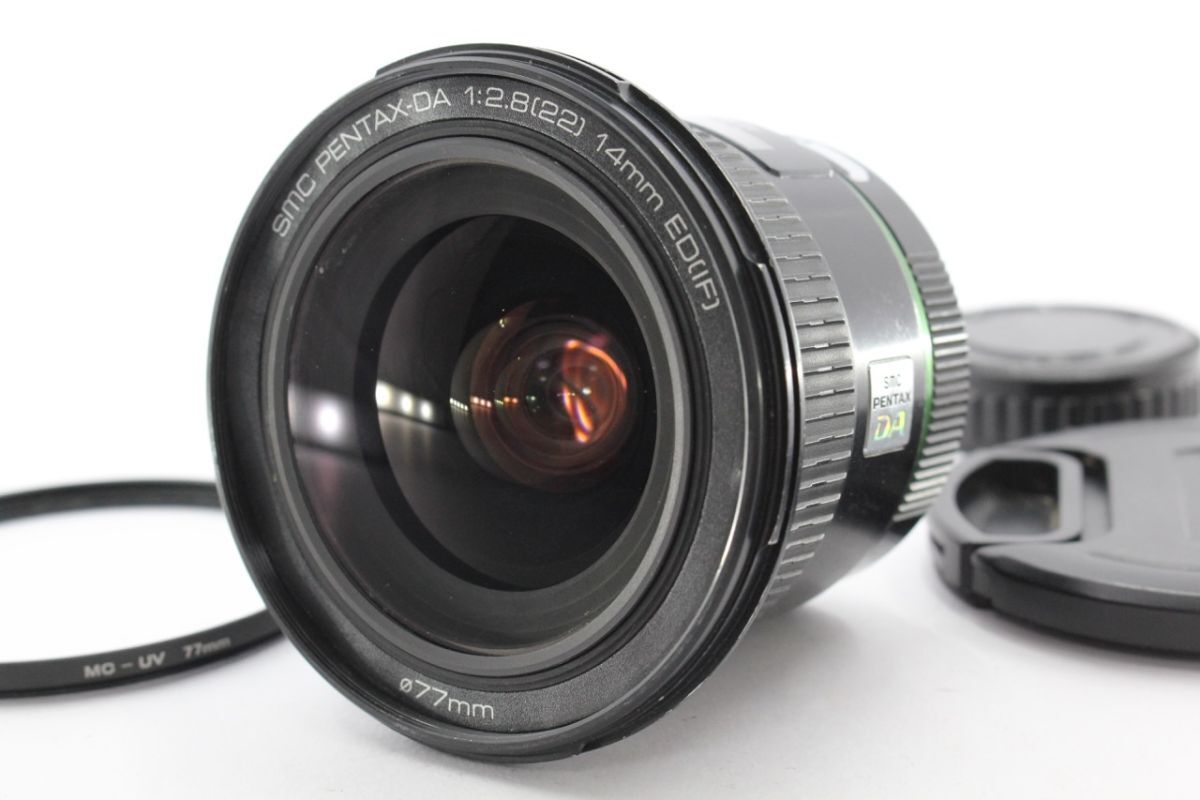 ★実用品★ペンタックス PENTAX SMC PENTAX-DA 14mm F2.8 ED 《キャップ フィルター 付き》 ＃A5470
