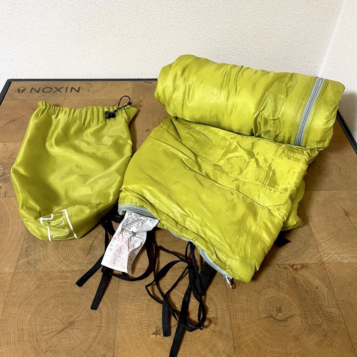 キャンプ/アウトドア用品 LOGOS/ロゴス 封筒型シュラフ/寝袋/スリーピングバッグ 丸洗い寝袋パピー17/品番:7260026 クリーニング済/美品