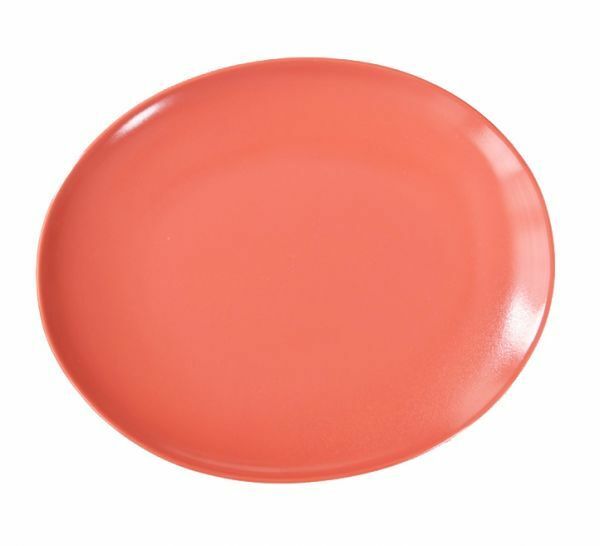■リンドスタイメスト■Red　赤　赤色　オーバル ディナープラター　楕円大皿　Oval　dinner　platter　30ｃｍ　　■カラー食器L-R-ODP-30