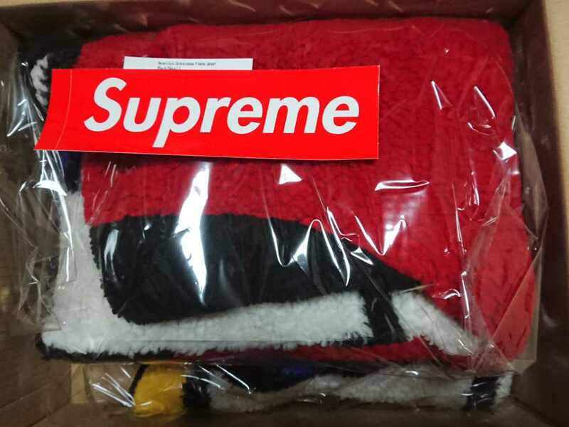 即決 送料無料 Supreme シュプリーム 20AW リバーシブル Colorblocked フリース ジャケット レッド 赤系 S 国内正規 新品未使用 オンライン