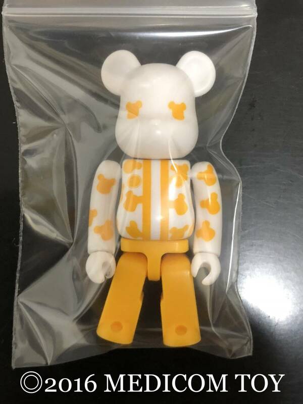 【 BE@RBRICK 】ベアブリック 「メ組」はっぴ ◎2016 MEDICOM TOY ★中古品 玩具 フィギュア 何かのおまけ商品？ 