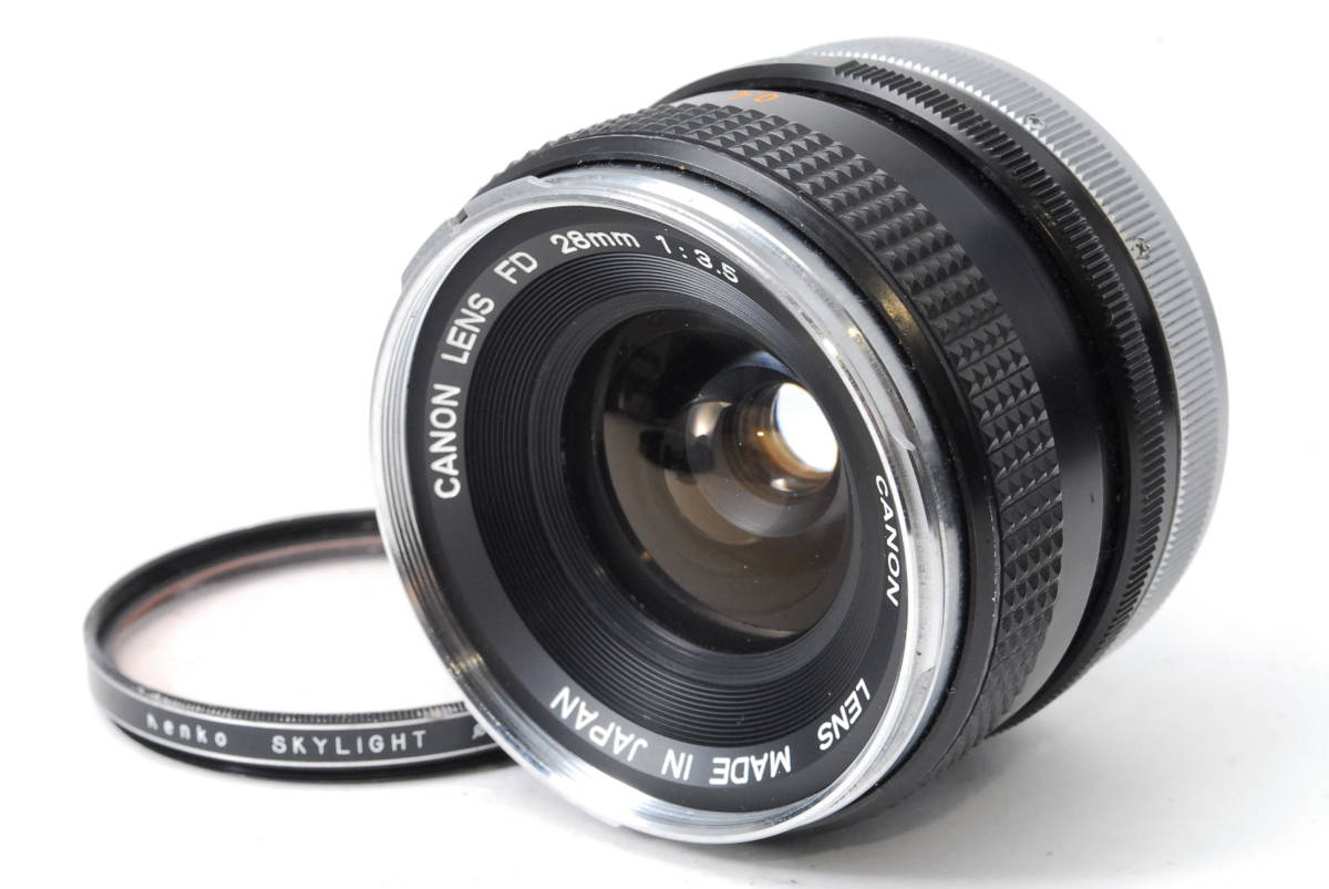 訳ありレンズ キャノン CANON FD 28mm F3.5 【14121】 ♯9014