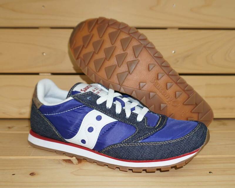 サッカニー ジャズ ロウ プロ デニム 22.5cm ブルー Saucony JAZZ LOW PRO DENIM スニーカー