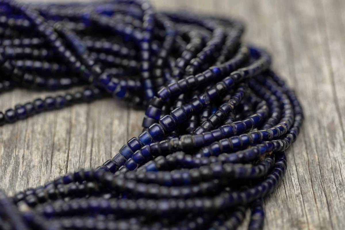 *ナガ族 vintage glass beads