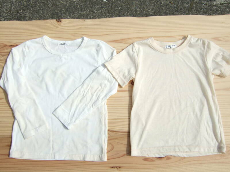 USED！長袖、半袖Tシャツ110センチ2点セット 発表会などに