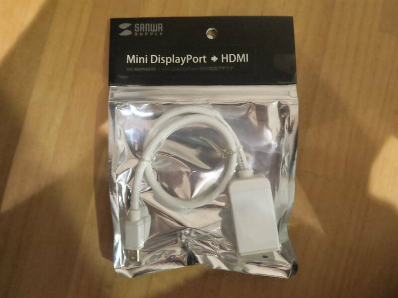 SUPPLY SANWA ■サンワサプライ■AD-MDPHD03■Mini DisplayPort-HDMI変換アダプタ