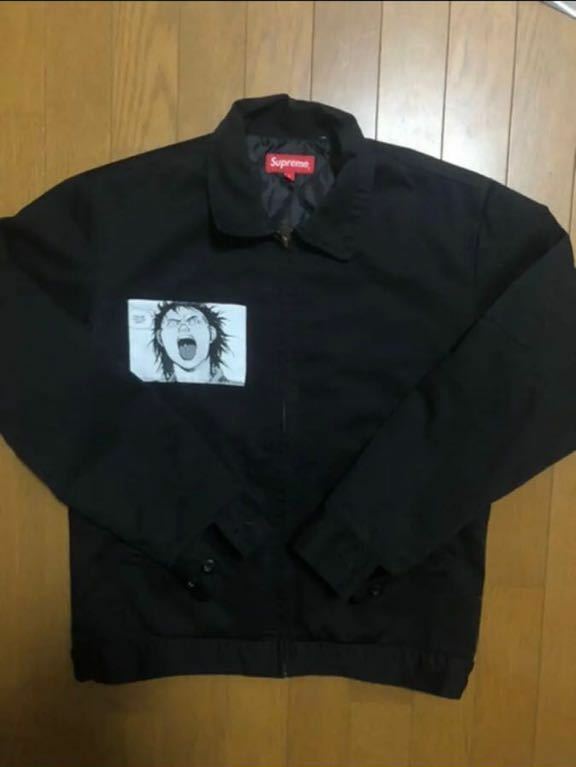supreme 17aw akira work jacket 黒　アキラ　ワーク　ジャケット　シュプリーム