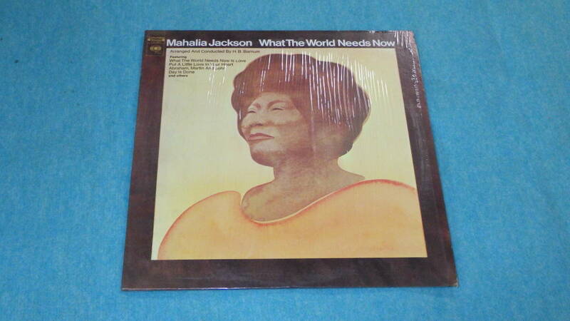 【LP】 Mahalia Jackson / What The World Needs Now