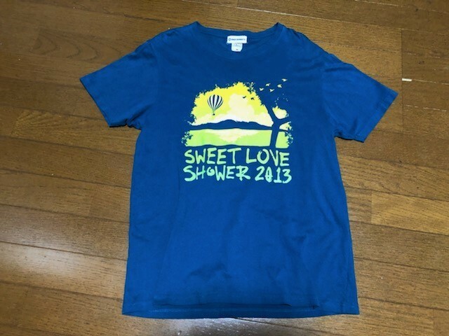 ★即決★SWEET LOVE SHOWER 2013　Tシャツ★M★ブルー★スペースシャワーTV★夏FES★クリープハイプ★レキシ★電気★ねごと★送料230円★