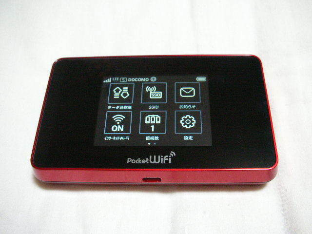 ◆中古品 ymobile ワイモバイル Pocket wifi 504HW レッド◆SIM ロック 解除 済み HUAWEI ルーター c