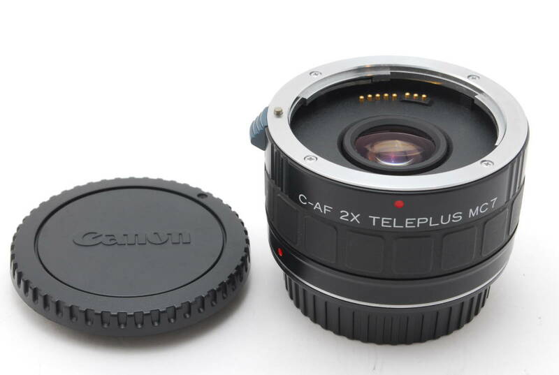 KENKO C-AF 2X TELEPLUS MC7 Canon用 動作も写りもOKです。概ねキレイです。前後キャップ付きです。