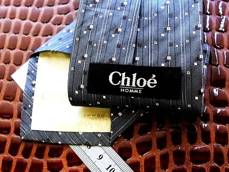 ■E166N●良品●【Ｃｈｌｏｅ】クロエのネクタイ