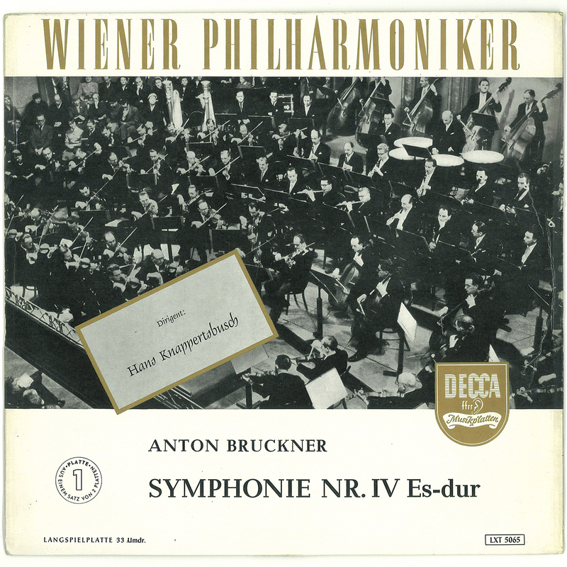 【非売品】 独Decca LXT5065/6　ブルックナー「交響曲第4番」　クナッパーツブッシュ　ウィーン・フィル