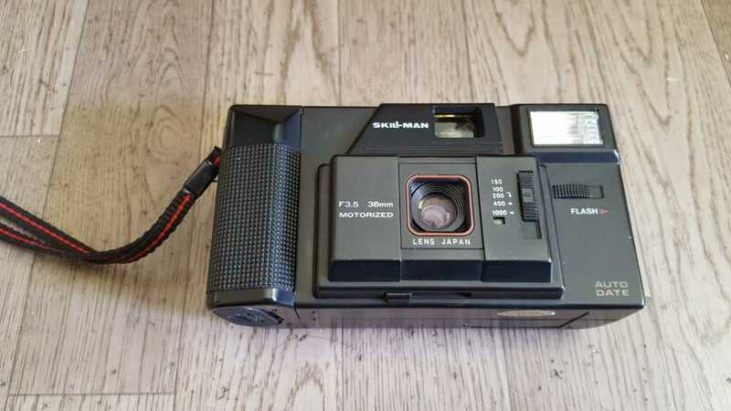 【送料無料】SKILLMAN C-850 フィルムカメラ AUTODATE F3.5 38ｍｍ MOTORIZED コンパクトカメラ