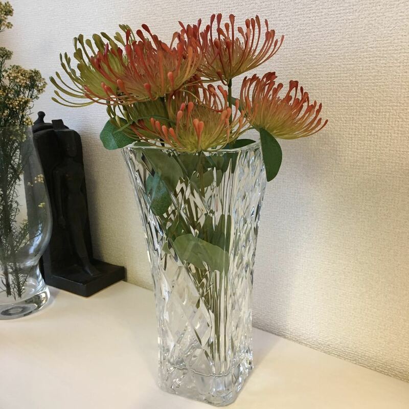 花瓶　花器　クリスタル　ドイツ製　クリスタルガラス ガラス花瓶 フラワーベース 