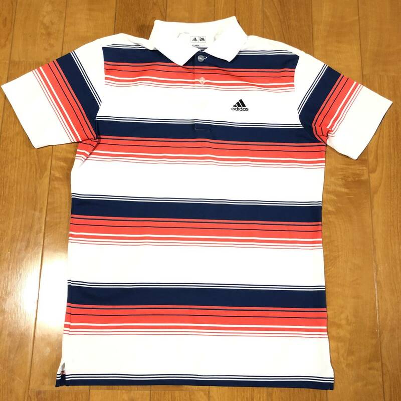 【adidas】アディダス ゴルフ ゴルフウェア 半袖ポロシャツ メンズ Sサイズ 送料無料！