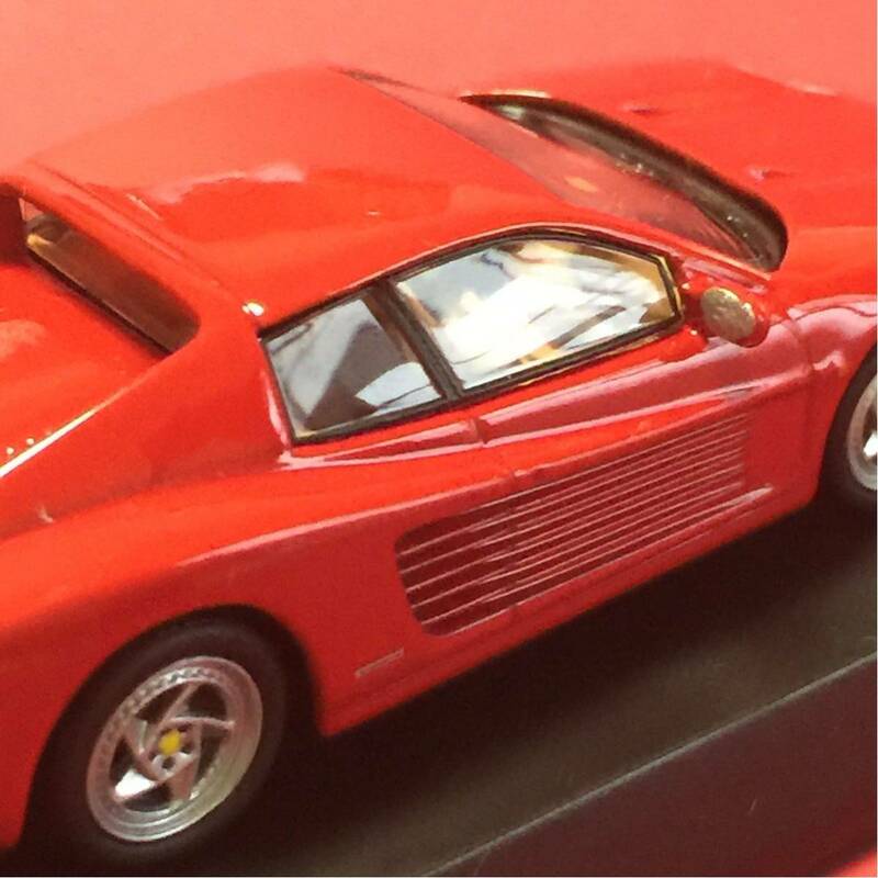 京商 1/64 Ferrari F512M Red 改 内装塗装等