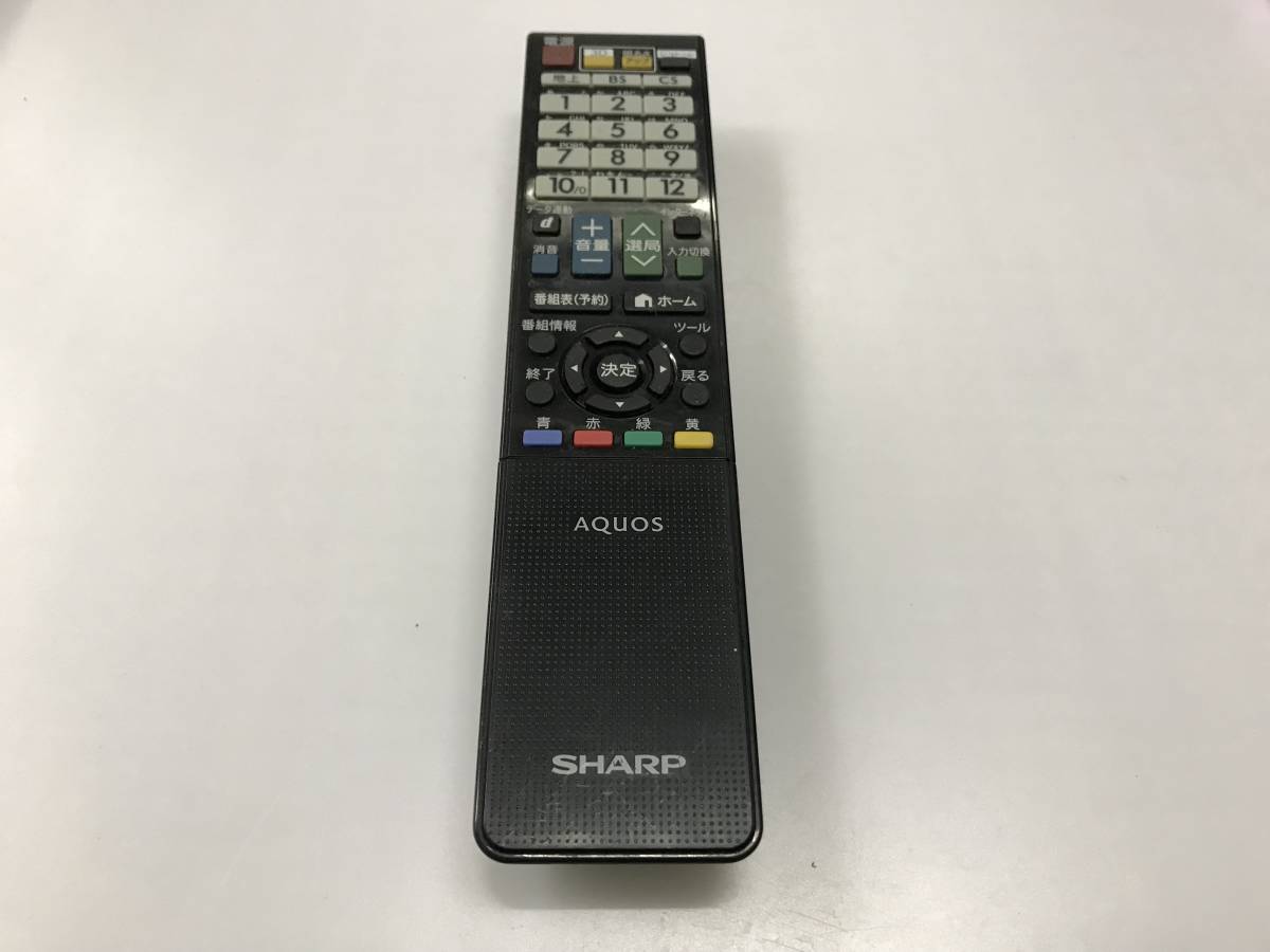 SHARP テレビリモコン GA930WJSA 中古品6395