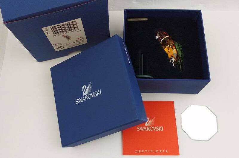 (H10）【美品】廃盤品　SWAROVSKI スワロスキー　925 BEBOTTO Bird 置き物　1021-4