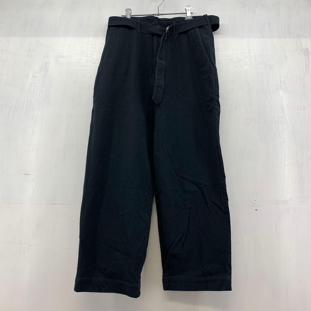 67◆60/marka BELTED PANTS ORGANIC COTTON HIGH TWIST TWILL サイズ:1 111314