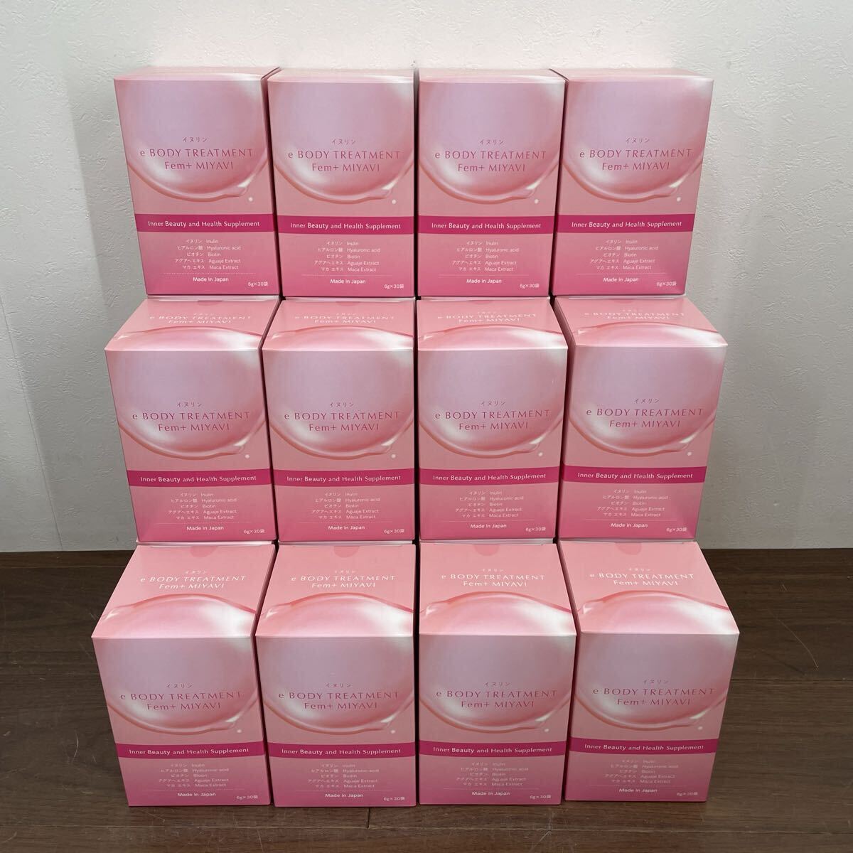 EJK10 未開封 66,720円相当 イヌリン e BODY TREATMENT Fem+ MIYAVI イーボディトリートメント フェムプラス ミヤビ 6g×30包 24箱 腸活 
