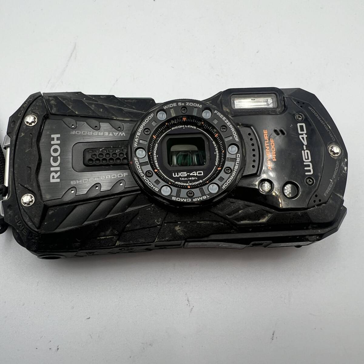 RIcoh リコー WG-40 ブラック コンパクトデジタルカメラ コンデジ 