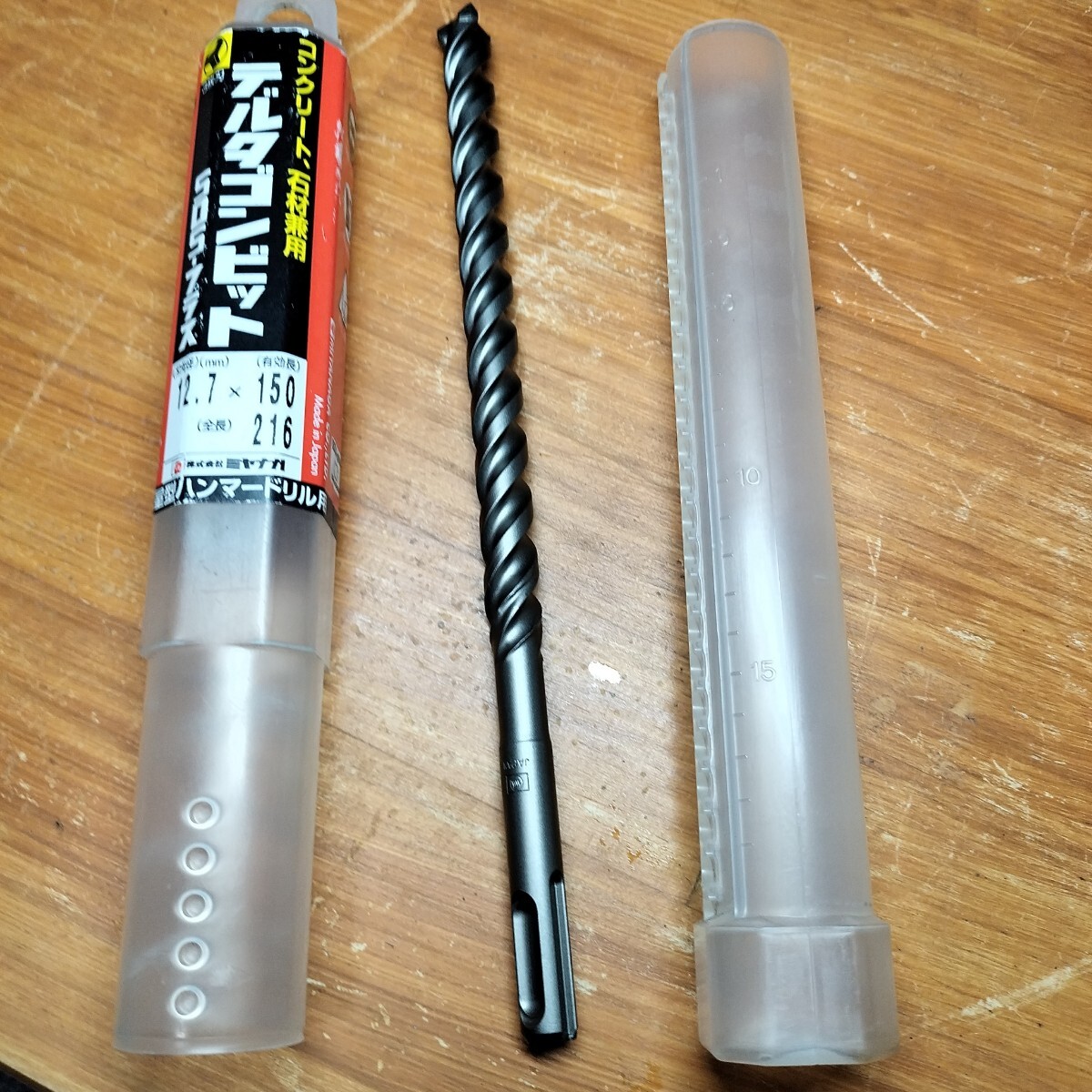 #516▼未使用品▼ミヤナガ デルタゴンビット DLSDS12721 長期保管品 12.7x150mm 全長216mm