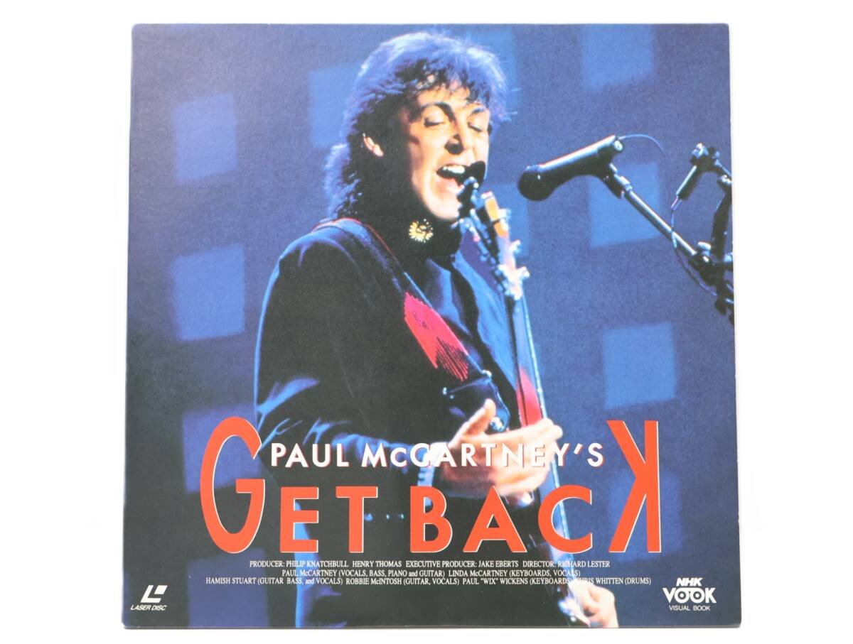 ★中2442 Paul McCartney ポール・マッカートニー/GET BACK ゲット・バック レーザーディスク LD コレクター放出品 同梱可 32509081
